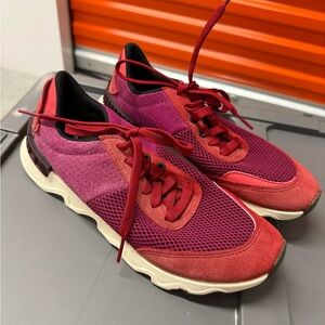 Sorel Women's Red and Purple Sneakers